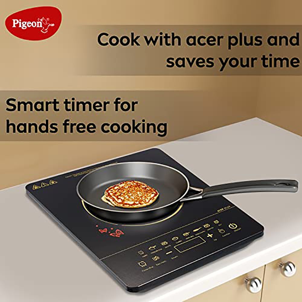 Buy Pigeon Acer Plus 1800W Induction Cooktop with 8 Preset Menus Online